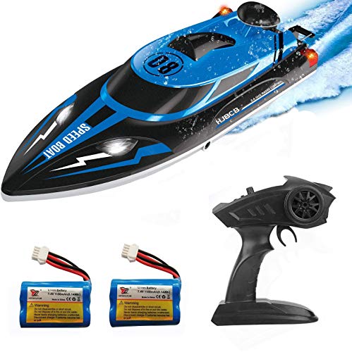 HJ808 RC Battery Boat 2.4Ghz 25km/h High-Speed Remote Control Racing Ship Water Speed Boat Children Model Toy