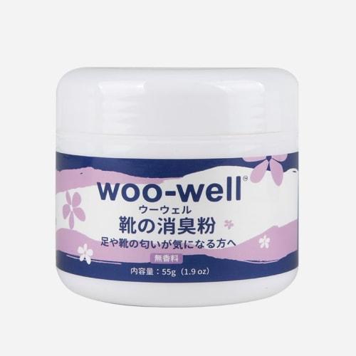 woo-well Shoe Deodorizing Powder, Foot Odor Control, Natural Ingredients, Fragrance-Free, Lasts Up to 6 Months with 7-Day Use, Shoe Cabinet Deodorizer