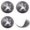 4pcs 54mm 56mm 60mm 65mm Peugeot Car emblem Wheel Center Hub auto Rim refit dust-proof badge covers sticker styling accessories