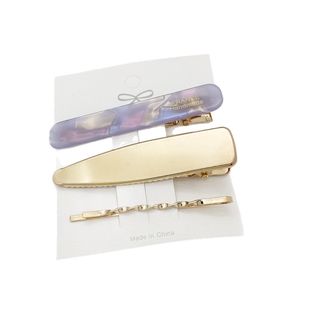 Japanese Elegant Hair Clip Set: Fashionable Duckbill Clips for Women