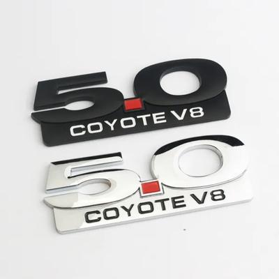 1PC 5.0 COYOTE V8 Car Fender Trunk Badge Emblem Sticker