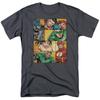Justice League Of America "Hero Boxes" T-Shirt - Regular or Tank - To 5X