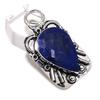 Natural Lapis Lazuli Gemstone Handmade 925 Sterling Silver Pendant 1.97" s0r34