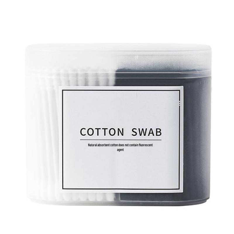 Double-Ended Cotton Swabs: Soft Round & Pointed Tips for Makeup and Ear Cleaning