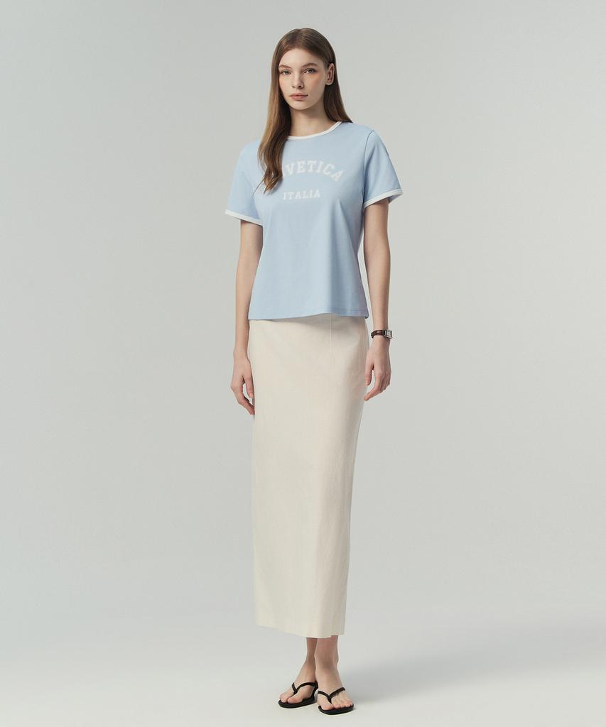 DUVETICA Chietti N (Light Sky Blue) (Women'S Short Sleeve T-Shirt)