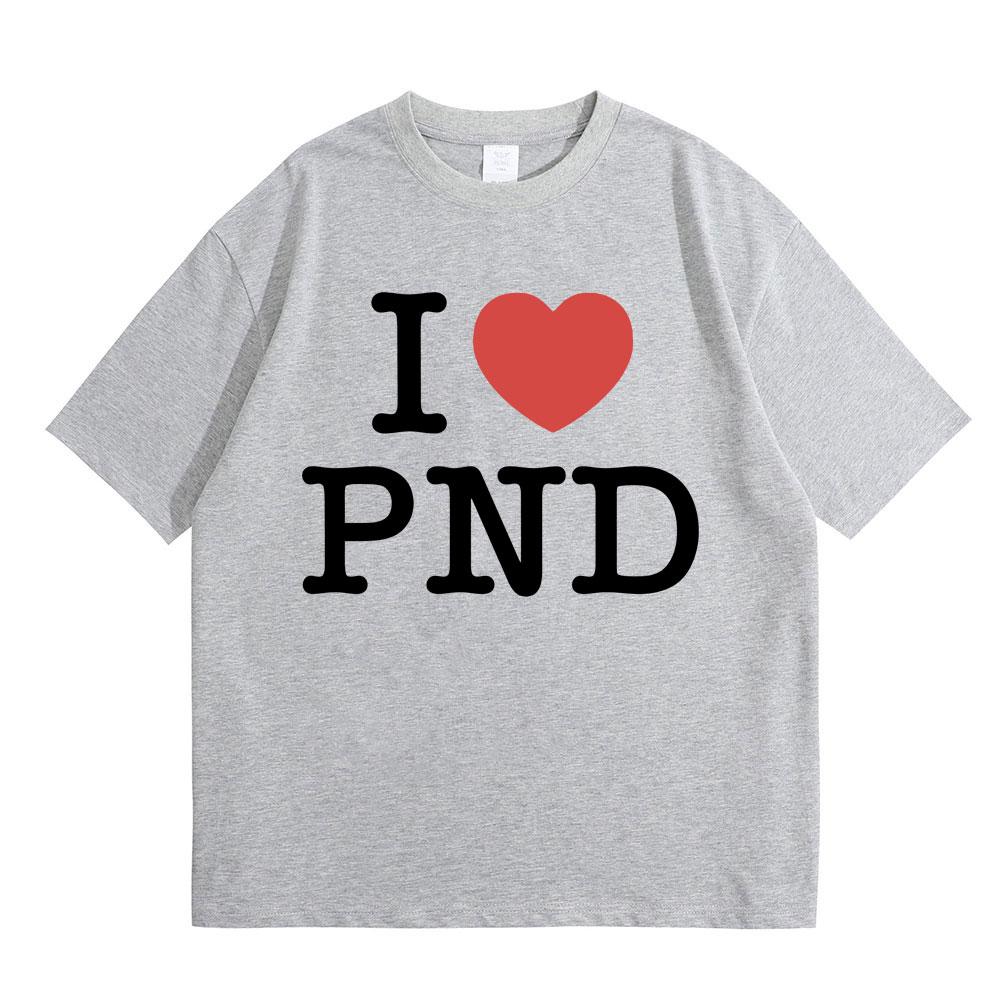 I Love Partynextdoor T Shirt Hip Hop Vintage Short Sleeve T-shirts Women Casual Pure Tshirt Fans Gift