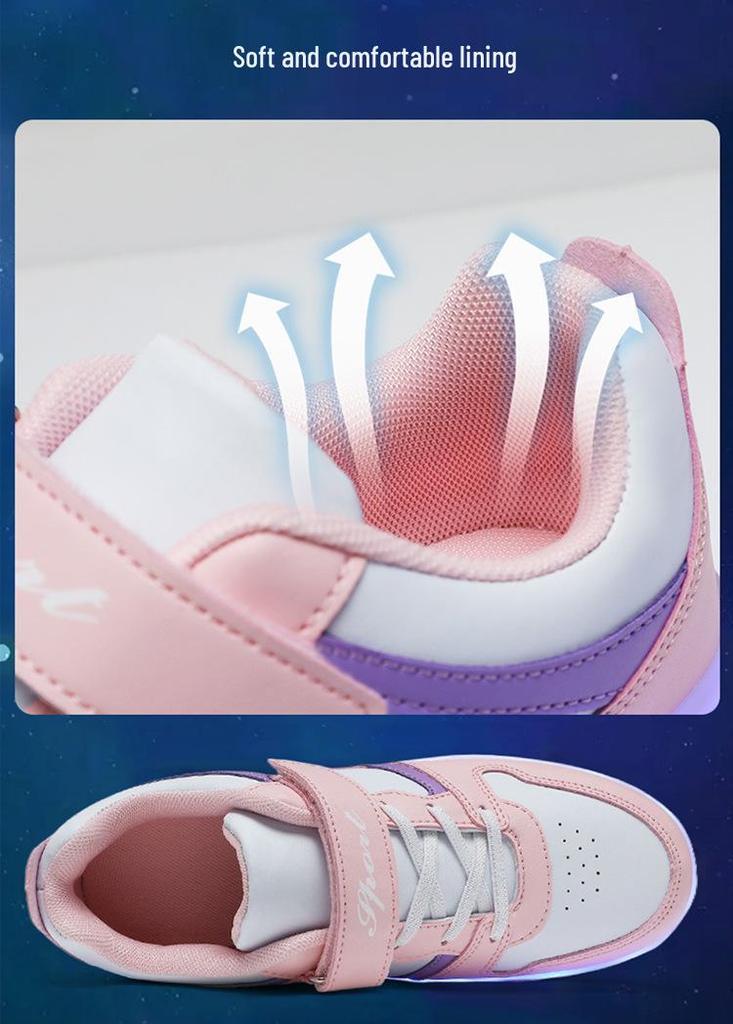 Kids' Transformable Light-Up Roller Skates: Eight-Wheel Walking Shoes, Four-Wheel Skates for Boys and Girls