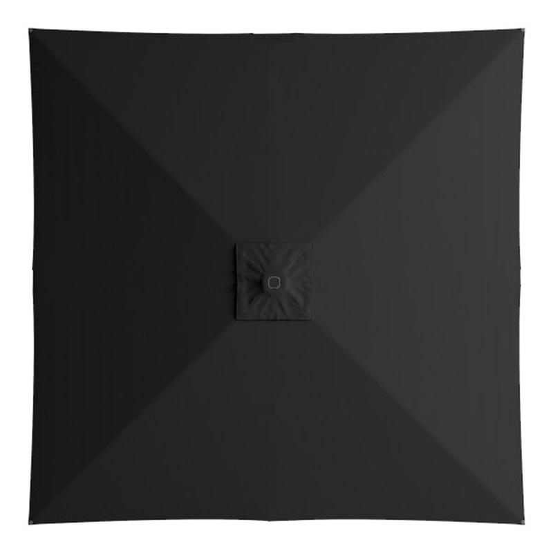 4 Ribs Patio Umbrella Cloth Without Stand 2x2M Parasol Umbrella Replacement Canopy Cover Outdoor Market Garden Cafe Sunshade