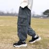 Boys trousers new waterproof trousers middle and older children mountaineering rushing trousers fashion trend trousers