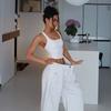 Lazy American All-Matching Casual Pants Summer Men and Women Wide Leg Loose Draping Mopping Pants