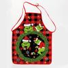 Christmas Claus Print Apron Waterproof And Stain-Resistant Household Christmas Apron