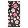 For Samsung Galaxy A17 5G Case Shell Peach Blossom Pattern Printing Straight Edge TPU Phone Back Cover