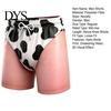 Comfortable Elastic Waist Swim Shorts Men Hairy Butt Shorts, Funny Booty Print Beach Realistic Gifts for Husband 3D Briefs Patriotic Trunks
