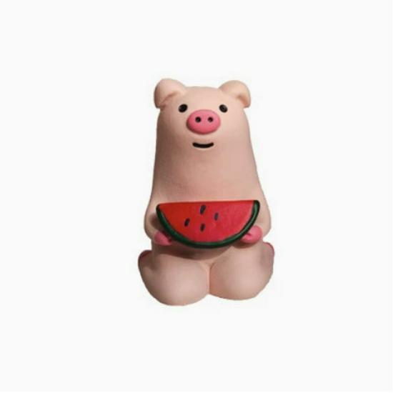 Japanese ZAKKA Edible Watermelon Cat Toys - Cute Summer Photography Miniatures