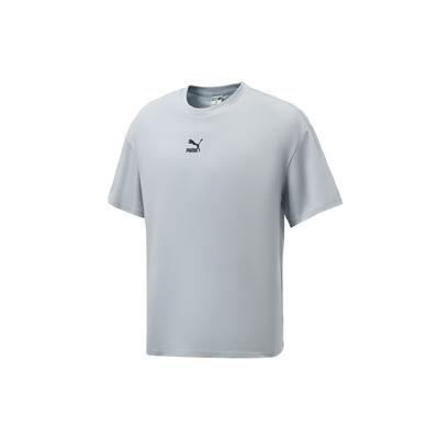 Quick-Dry Breathable Round Neck Short Sleeve Training T-shirt Men Tops Light-Blue 533100-61