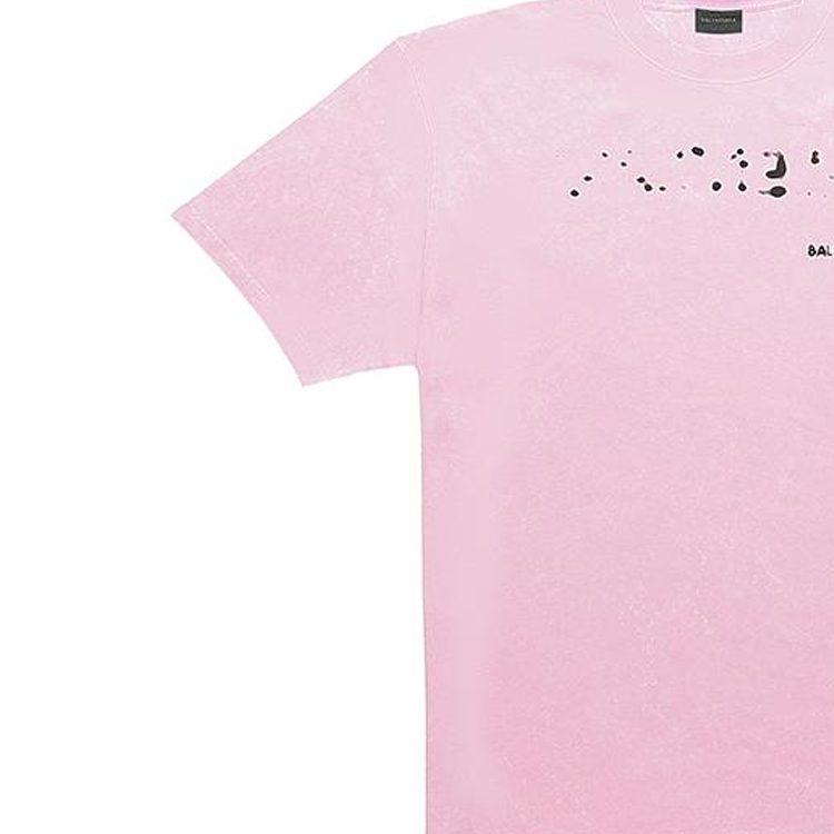 Balenciaga SS23 T Shirt Women's Pink Regular Fit 641655TOVO53204