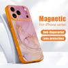 Aquarell Marmor Hülle Für iPhone 17 18 Pro Max Für iPhone 16 15 14 13 Pro Max Magnetisch Für Magsafe Hautgefühl Hybride Handyhülle