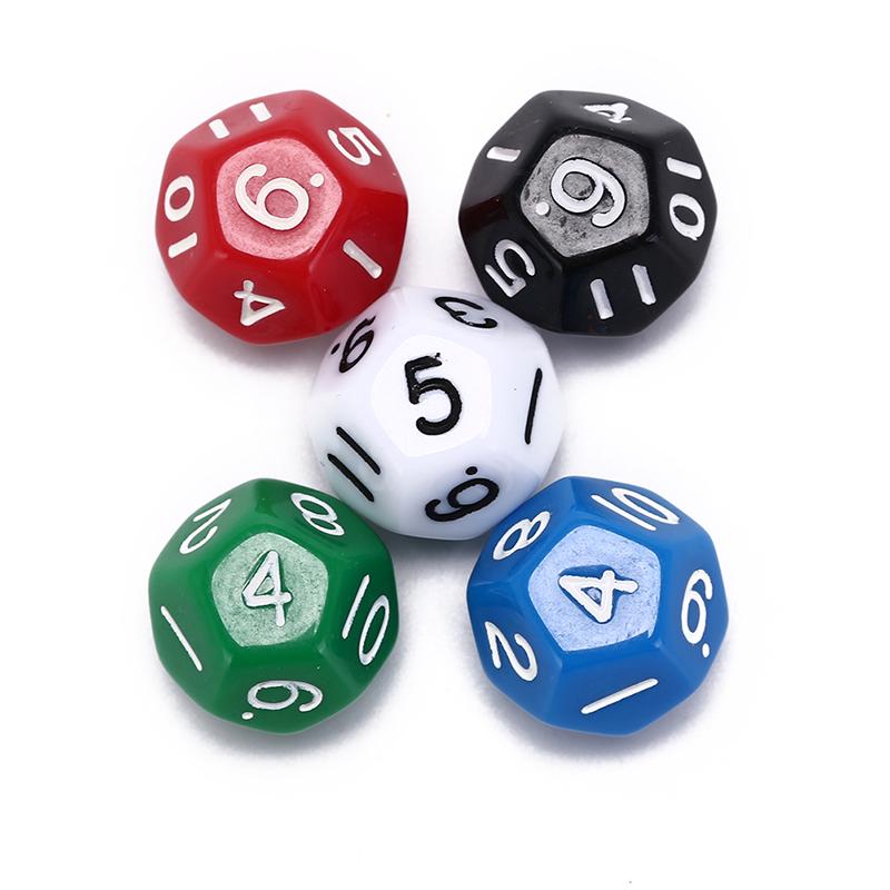1Pc Acrylic 12 Sided Die Multiple Sided Dice For Funny Party Club Playing Game
