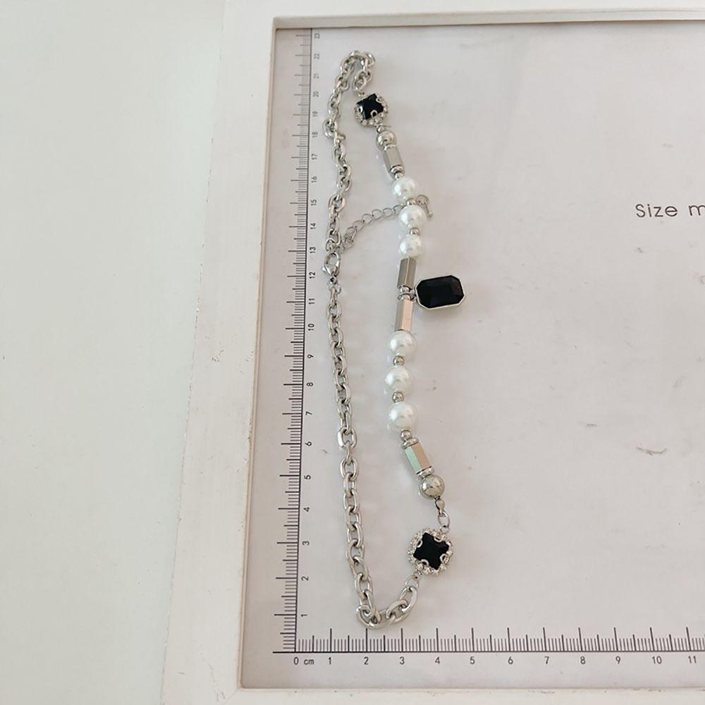 Pendant Female Cold Wind Style Clavicle Chain Pearl Necklace Female Choker Korean Style Necklace