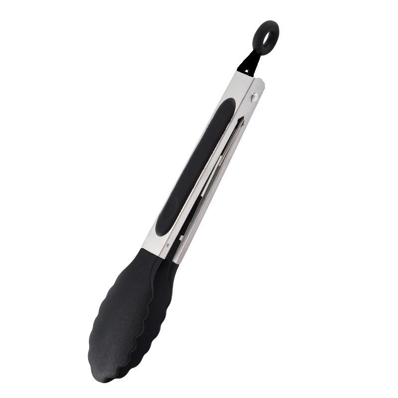 Colorful Stainless Steel Anti-Scalding Food Tongs for Bread and Cold Dishes