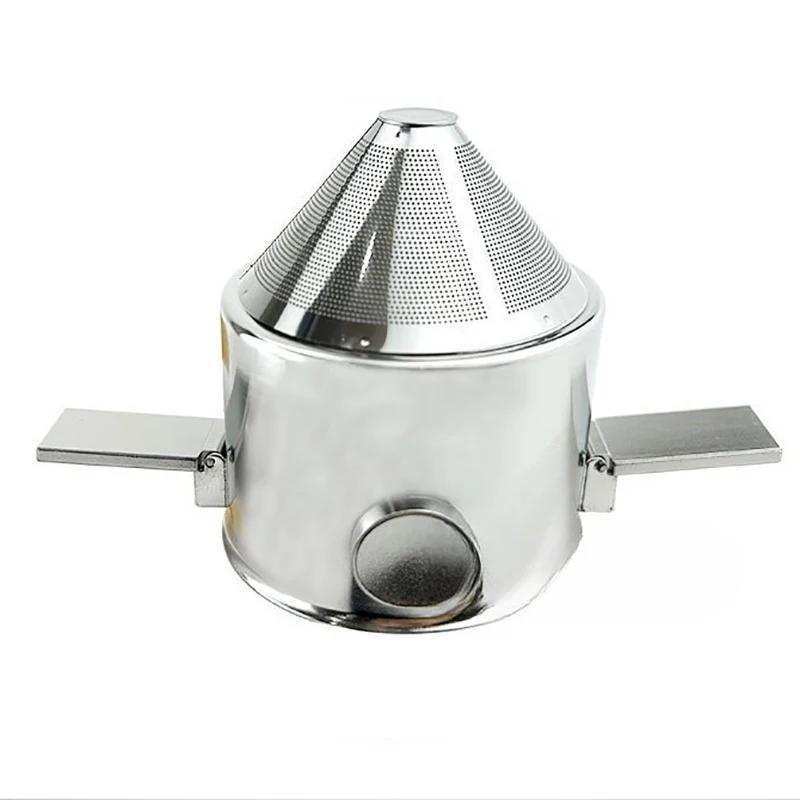 Stainless Steel Coffee Filter Cup Reusable Cone Coffee Filter Pour Over Coffee Maker Folding Filter Cup for Drip Espresso & Tea