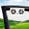 USB Charging Car Window Fan Dual Fans Car Exhaust Fan Rechargeable Car Ventilator  Vehicle Interior