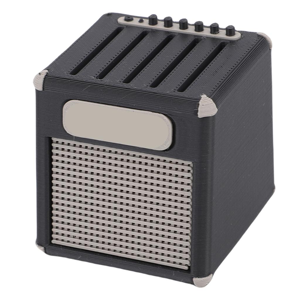 Gitarrenplektren Display Halter Box Stilvolle 5 Gitarrenplektren Organizer Hülle für Musikbegeisterte Musiker Schwarz D