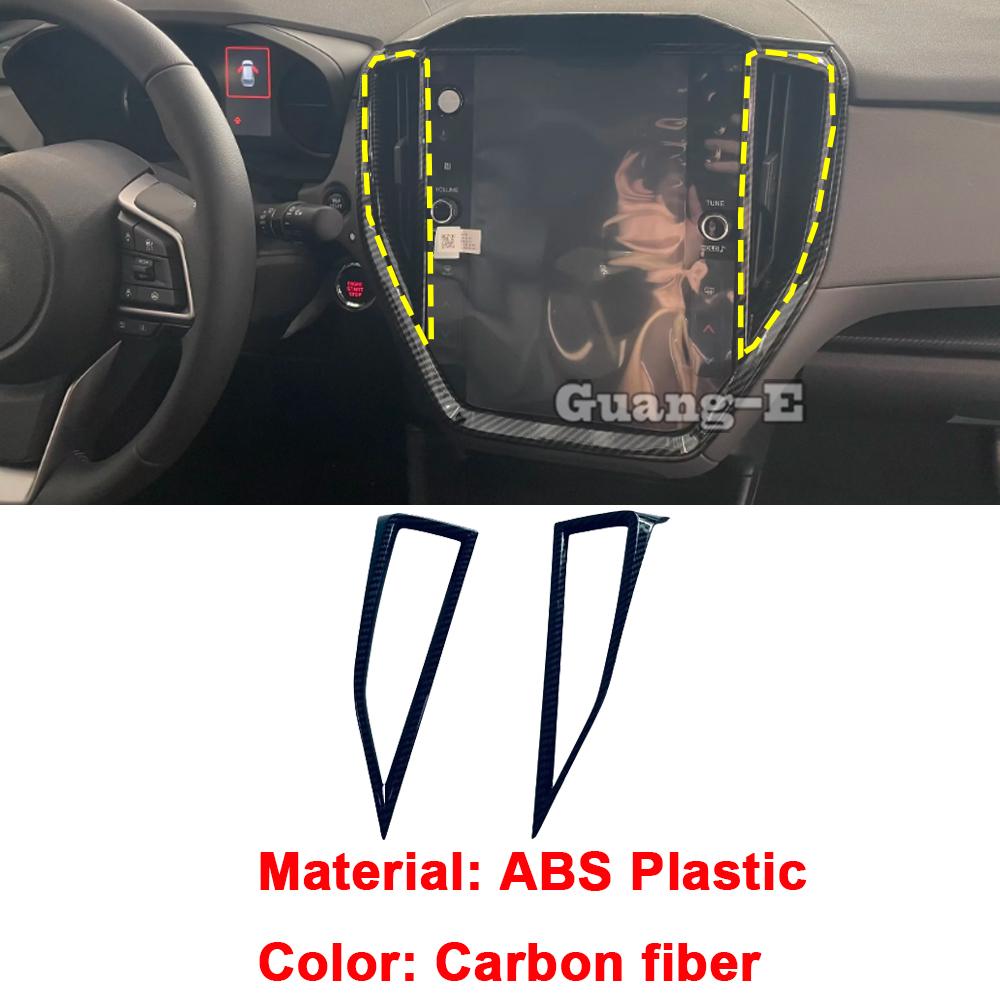 For Subaru Crosstrek XV  2024 2025 Car ABS Shift Knob Armrest Box Cover Light Switch Vent Outlet Frame Trim Body Accessories