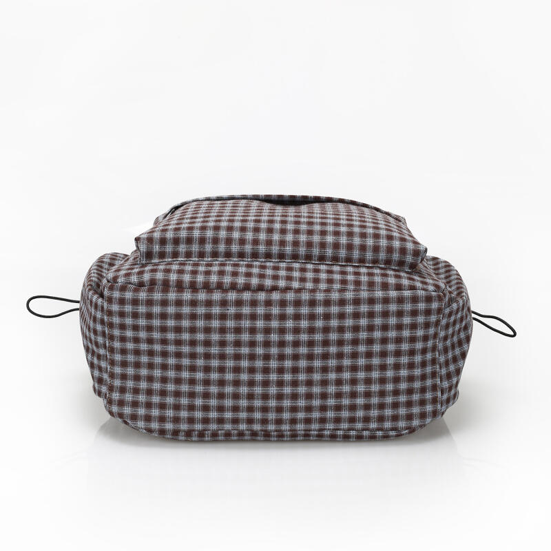 Junior School Bag Women's Check Backpack College Style Travel Backpack