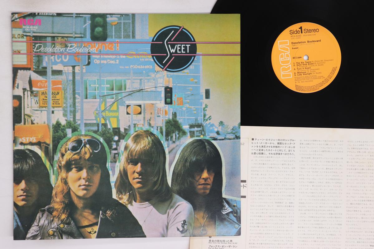 

LP Record SWEET - Desolation Boulevard RCA6262 RCA 1975 Japan Rock Used
