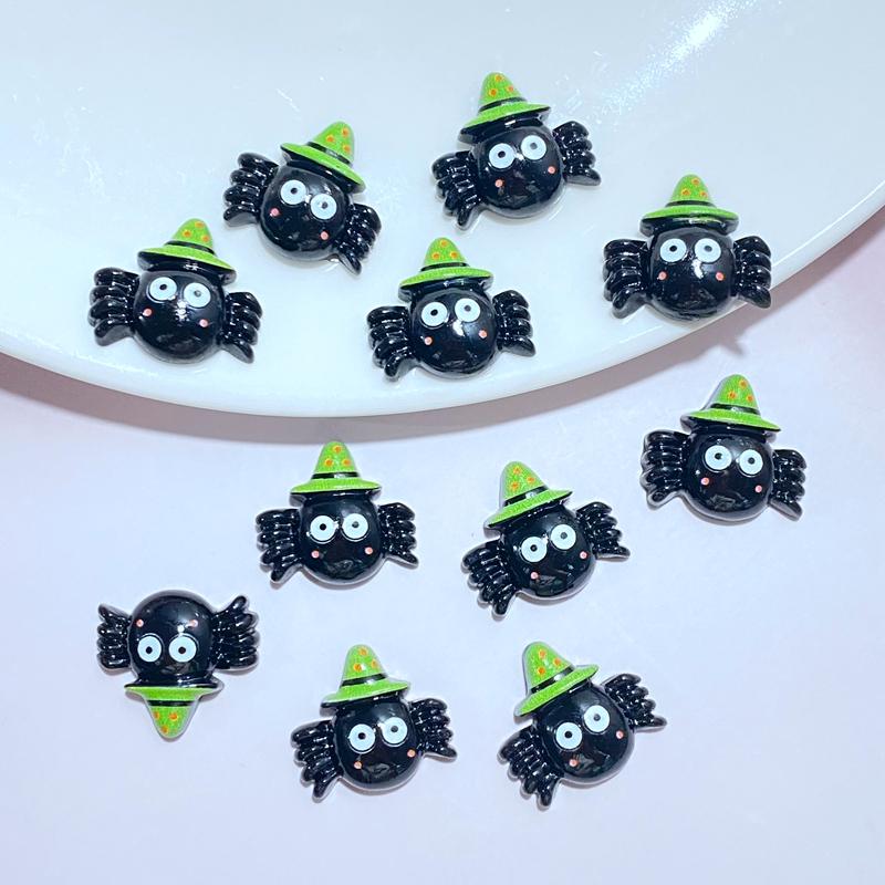 

20Pcs New Mini Cute Cartoon Halloween Series Flat Back Resin Cabochons Scrapbooking DIY Jewelry Craft Decoration Accessorie