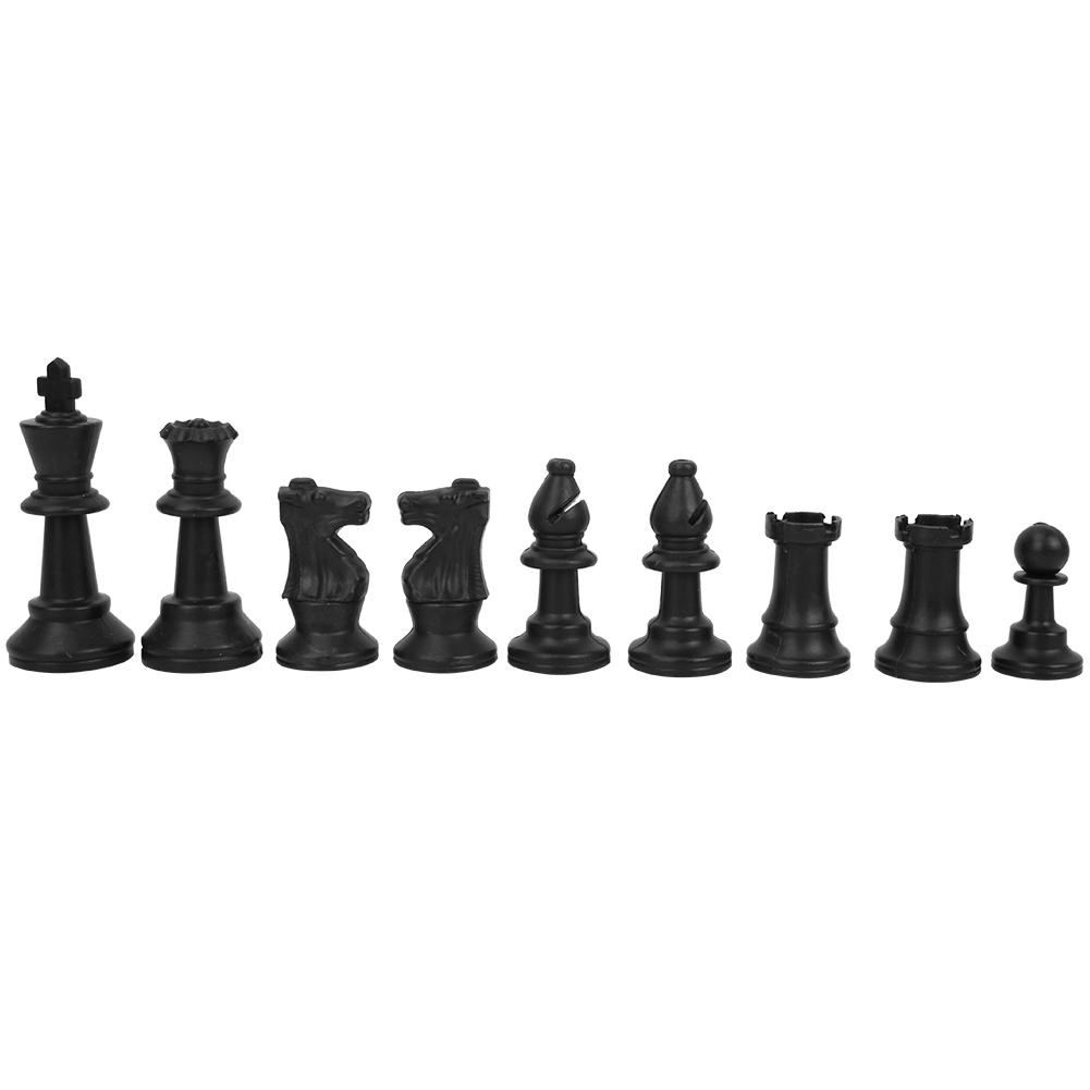 Plastic Outdoor International Chess Set Game with Foldable Chessboard