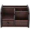 Brown Multi-function Desktop Pen Storage Rack  Home Desktop Sundry Storage