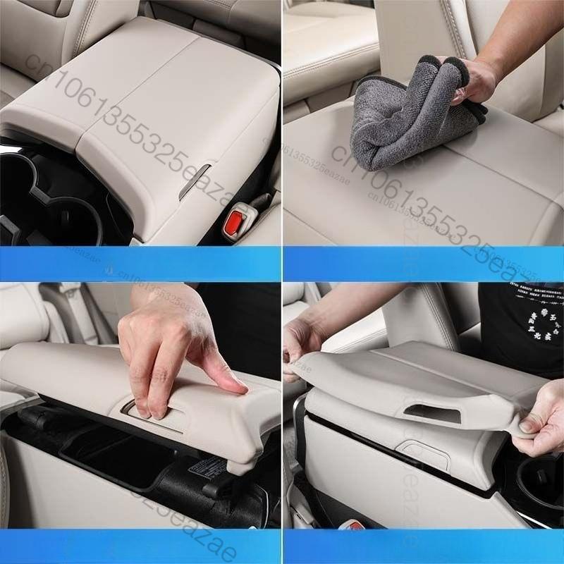 For Toyota Land Cruiser LC300 2022 2023 2024 Silicone Armrest Box Protective Cover Automotive Interior Protection Accessories