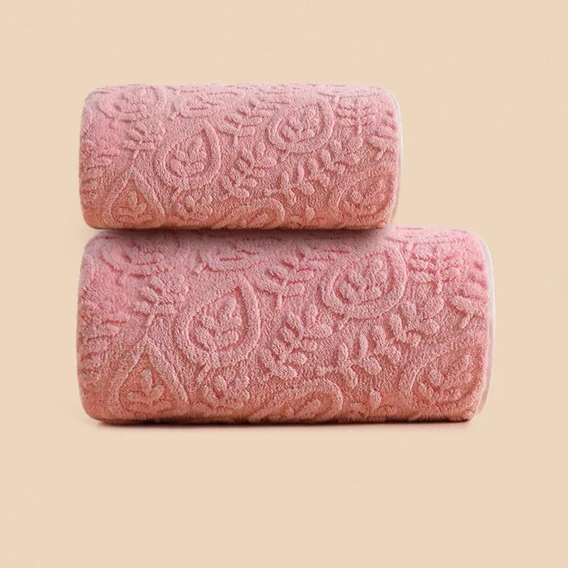1/2PCS Bath Towel Cotton Extra Large Long Thick Quick Drying Towel Absorbent Soft Plush Towel Bathroom Towel Wrap Set