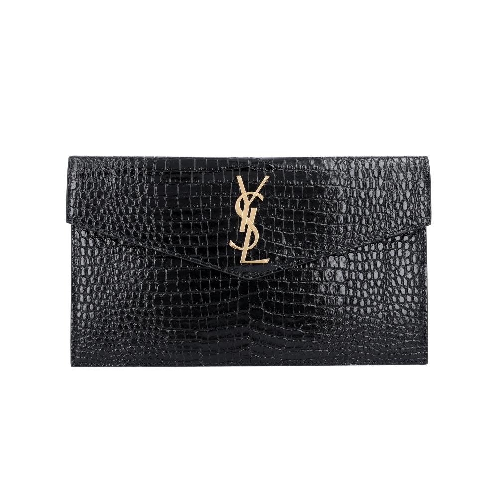 TrendMecca Watches Saint Laurent Cassandra Monogram Krokodillenreli&euml;f Clutch Tas 1000 565739 Dnd0j 565739 DND0J 1000