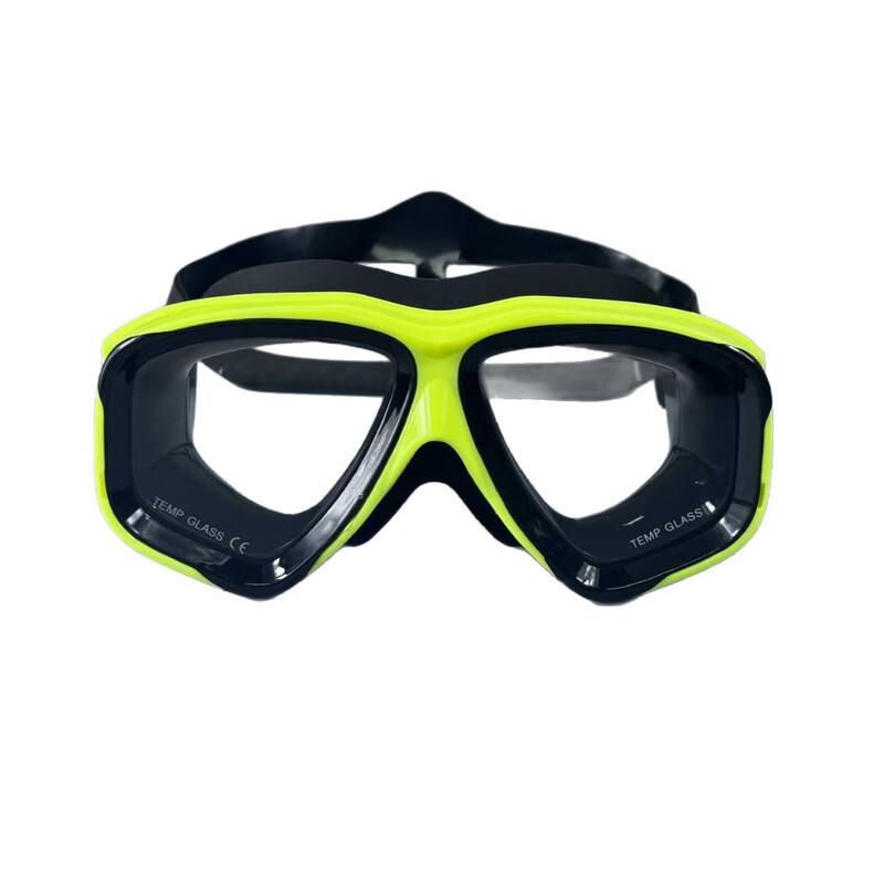 Union Messenger Tempered Glass Silicone Diving Mask