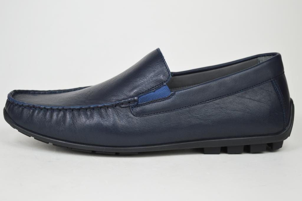 Mokasyny ikos 14423 40 Granatowa skóra