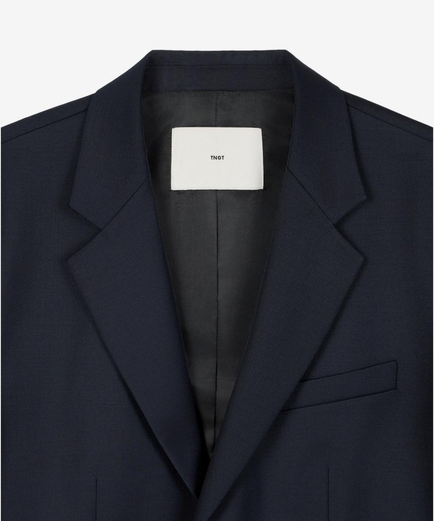 TNGT Wool Blend Comfort Set-Up Jacket (Dark Navy) Tnja6F100N2