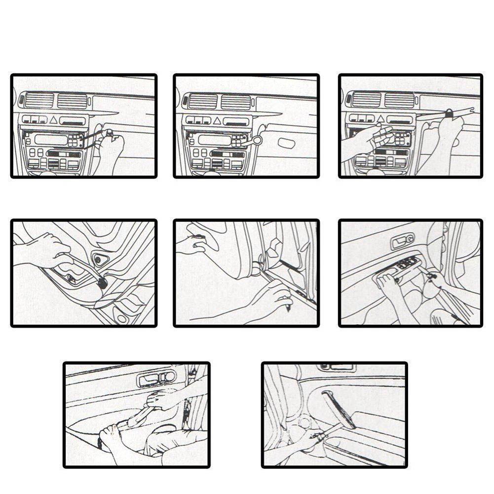 Premium Car Removal Open Tools Door Clip Kit For Safe And Efficient Installation