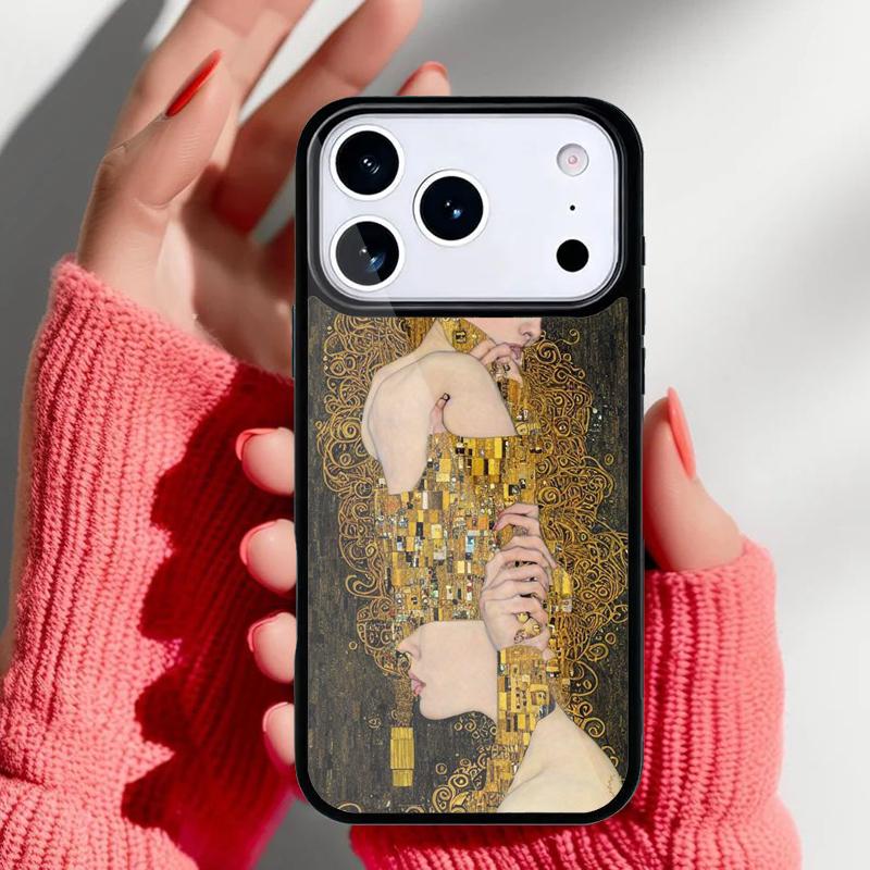 

Чехол для телефона Поцелуй Густава Климта для iPhone 17 Air 16e 15 14 13 Pro Max Задняя крышка для 12 11 Pro Coque iPhone 14 Pro