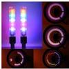 2pcs  Lights LED Bike Wheel Luminous Fluorescent Tire  Light Cap Decor Neon Lamp Flash Cycle Accessories