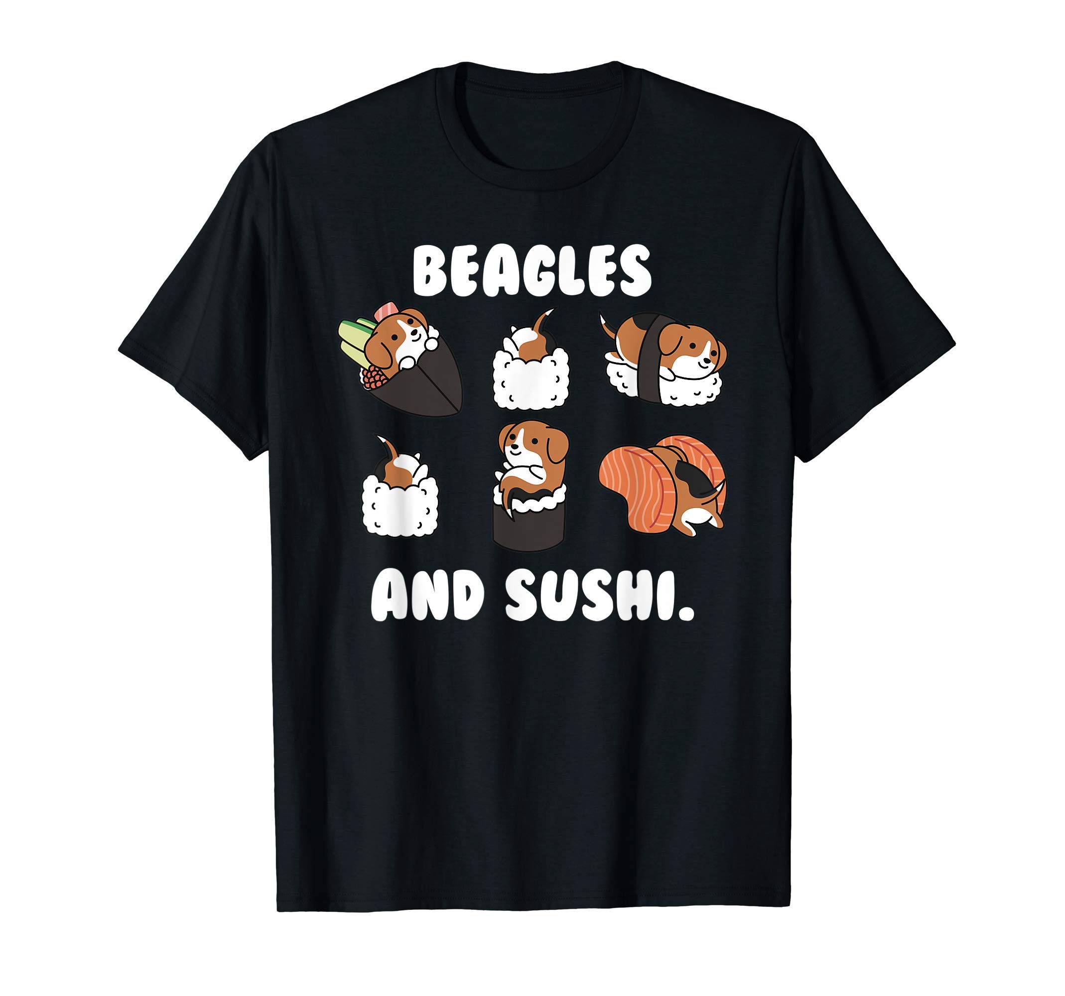 

Beagle and sushi dog T-shirt