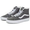 Vans Sk8 Fleece Trendy High-Top Skate Shoes Unisex Sneakers Gray White VN0A5KRCO6O
