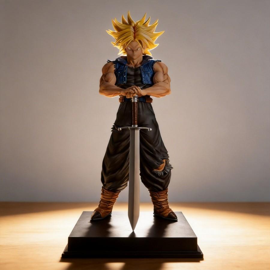 Dragon Ball Trunks Anime Figure 53cm JT Large Size Collection GK Model Desktop Decoration Ornament Gift for Anime Fans