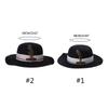 Cosplay Flat Top Hat Wool Fedora JazzHat Musical Festival Costume Accessories