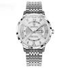 Luxury Business Men Wristwatch Waterproof Luminous Date Military Man Watch Stainless Steel Fashion Men's Quartz Watches