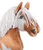 Hobby Horse Large Premium Stick Horse - Piebald Tobiano with White Mane A3