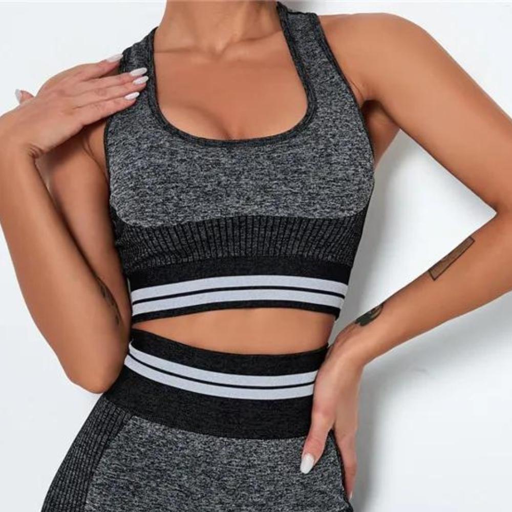 Sports outfit set top shorts fitness yoga two-piece for the gym xs S