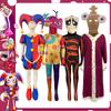 O Incrível Circo Digital Pomni Kinger Zooble Fantasia de Desenho Animado Gangle Fantasias de Festa de Halloween Crianças Crianças